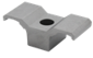MODULAR SOLUTION D28 FOOT&lt;BR&gt;CASTER CLAMP
